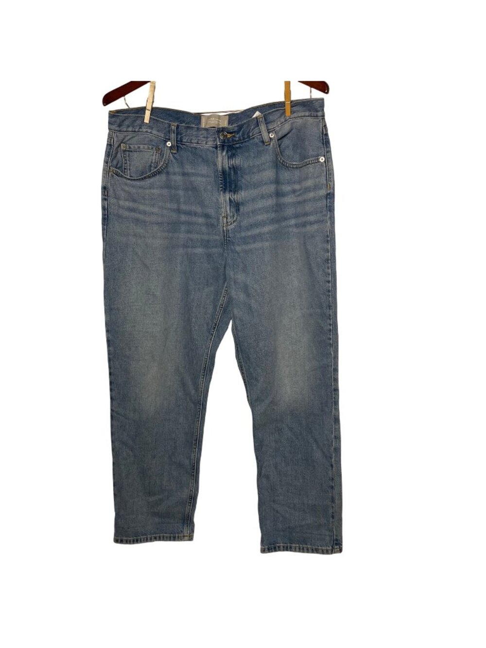 Everlane‎ Super Soft Straight Leg Organic Cotton Jeans Blue Sz 33R